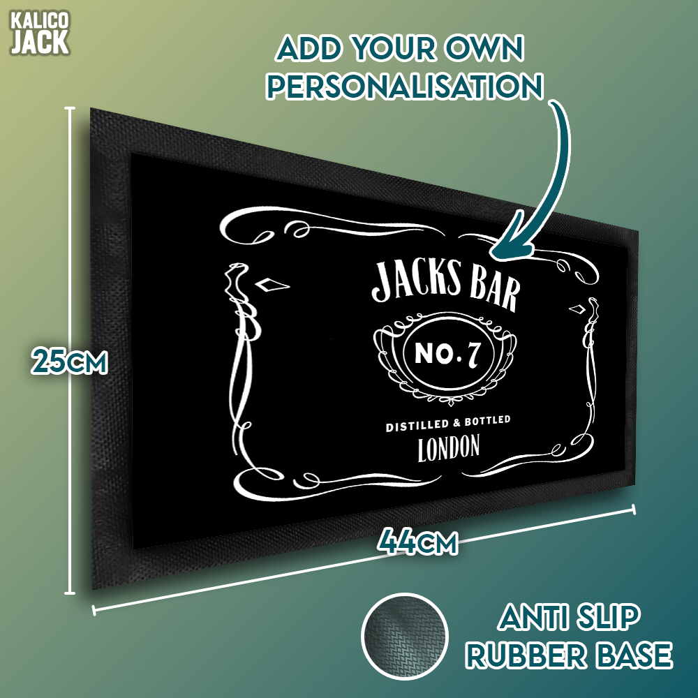 Personalised Jacks Bar Mat