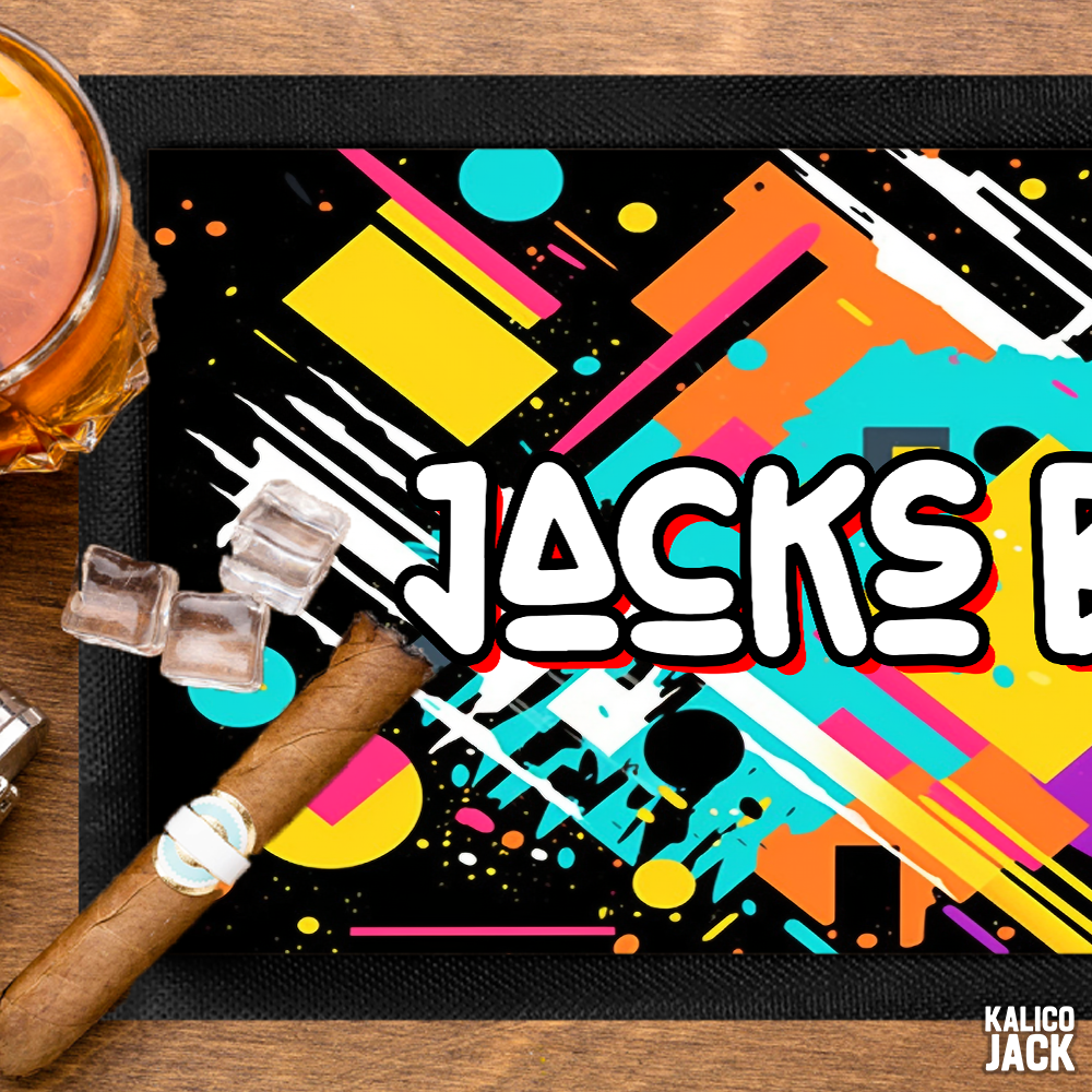 Personalised 80's Bar Mat