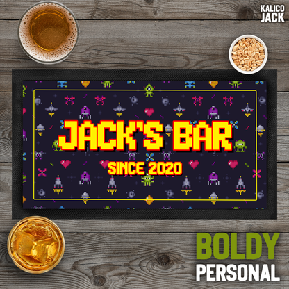 Personalised Arcade Bar Mat
