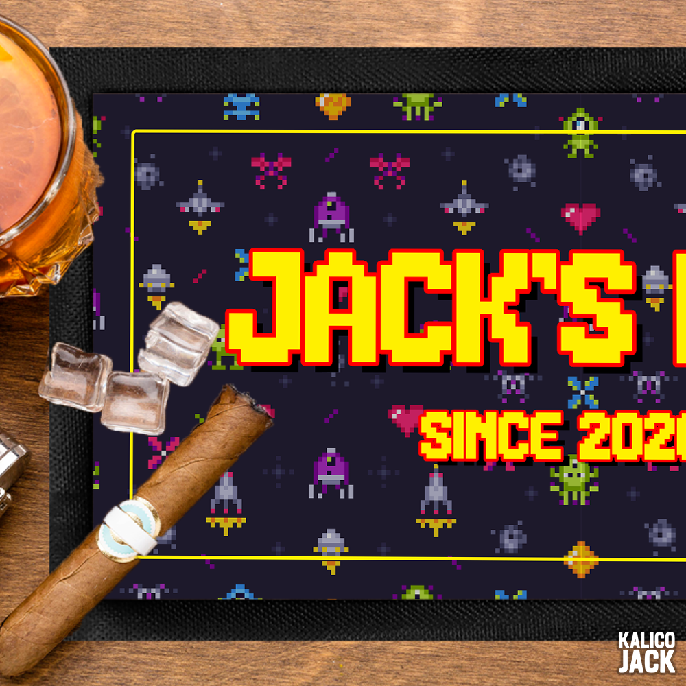 Personalised Arcade Bar Mat