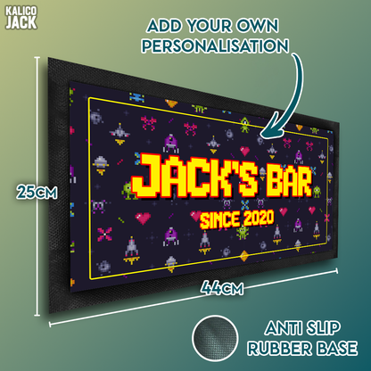 Personalised Arcade Bar Mat