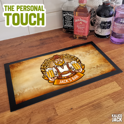 Personalised Oktoberfest Bar Mat