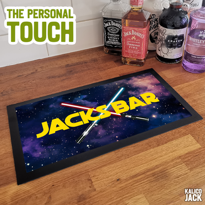 Personalised Star Wars Bar Mat