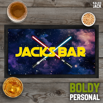 Personalised Star Wars Bar Mat