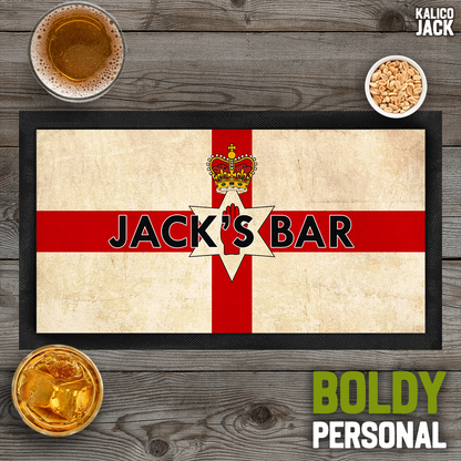 Personalised Northern Ireland Bar Mat