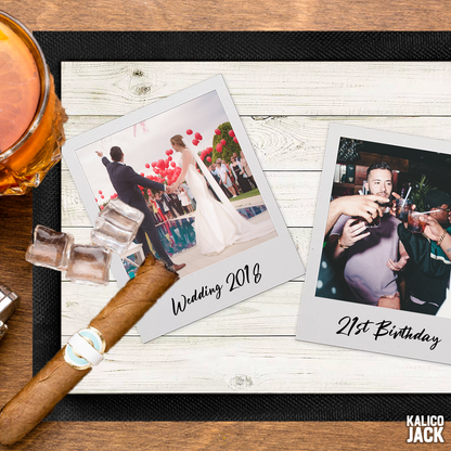 Personalised Polaroid Bar Mat