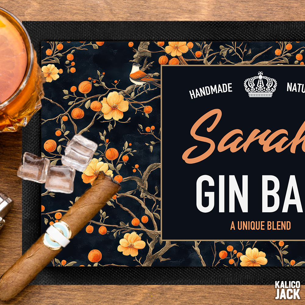 Personalised Handmade Naturally Bar Mat