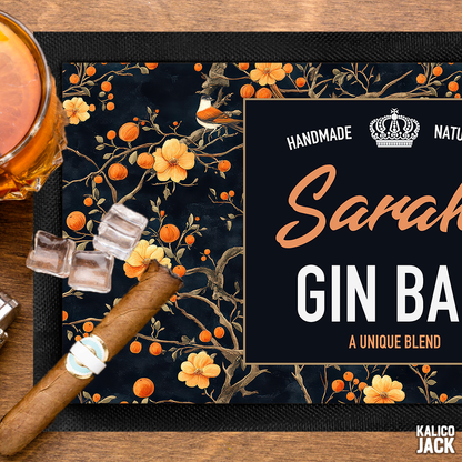 Personalised Handmade Naturally Bar Mat