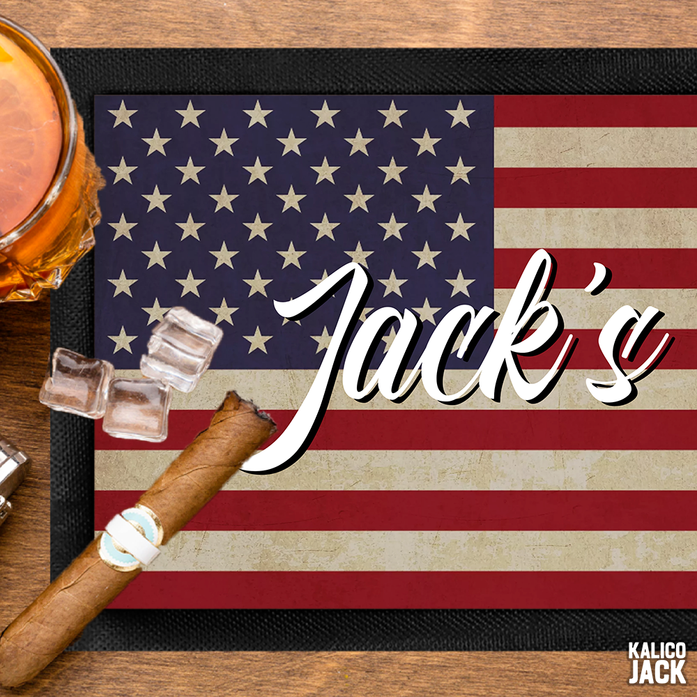 Personalised USA Bar Mat