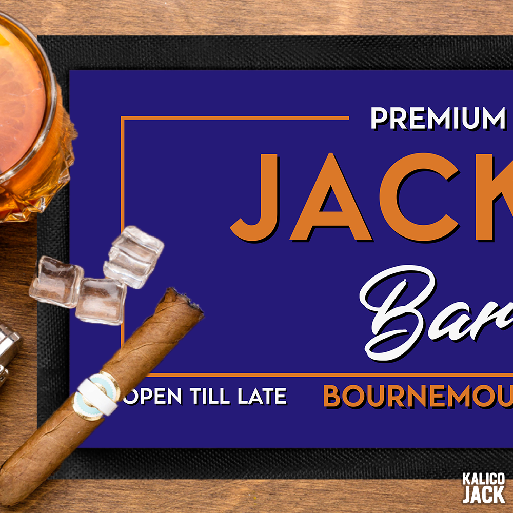 Personalised Open Till Late Bar Mat