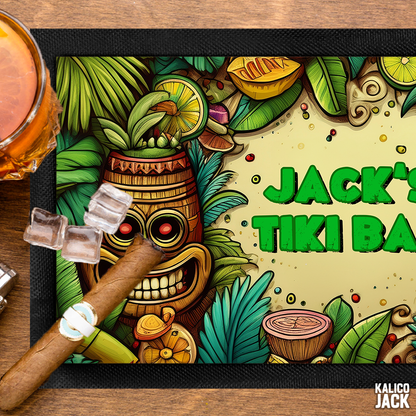 Personalised Tiki Bar Mat