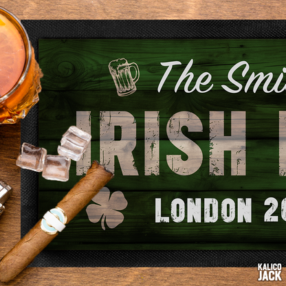 Personalised Irish Pub Bar Mat