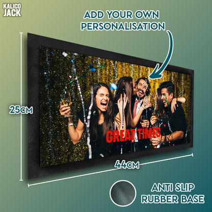 Personalised Photo Bar Mat