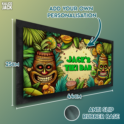 Personalised Tiki Bar Mat