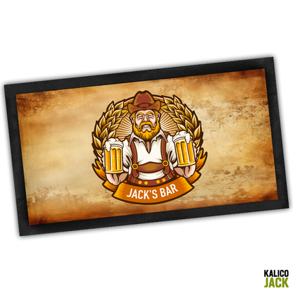 Personalised Oktoberfest Bar Mat