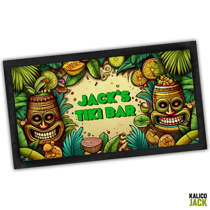 Personalised Tiki Bar Mat