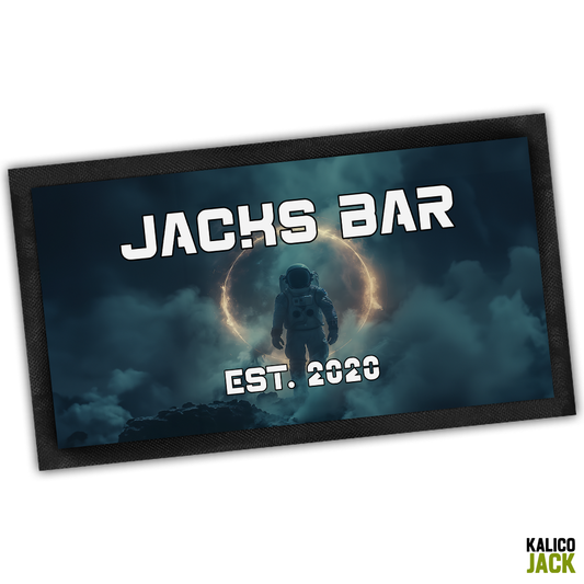 Personalised Space Bar Mat