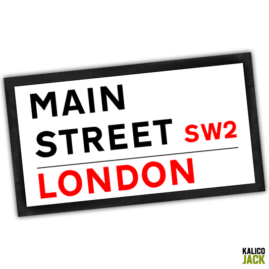 Personalised Street Sign Bar Mat