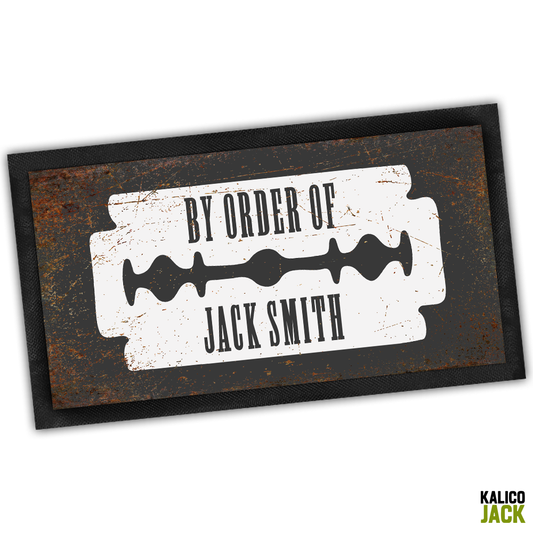 Personalised By Order Of Bar Mat