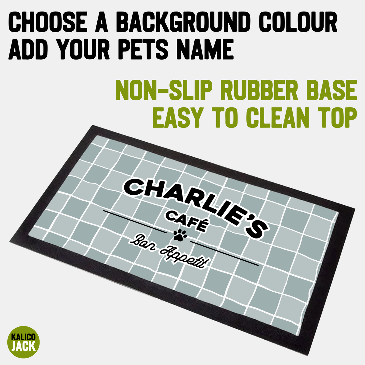 Cafe Pet Feeding Mat