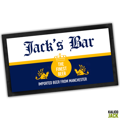 Personalised Corona Bar Mat