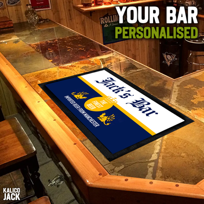 Personalised Corona Bar Mat