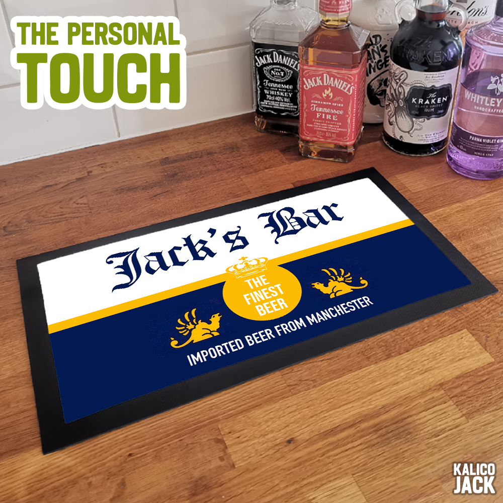 Personalised Corona Bar Mat