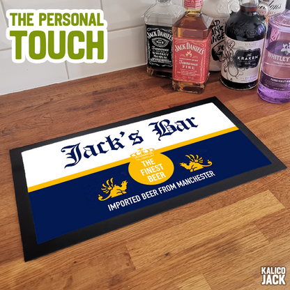Personalised Corona Bar Mat