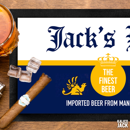 Personalised Corona Bar Mat