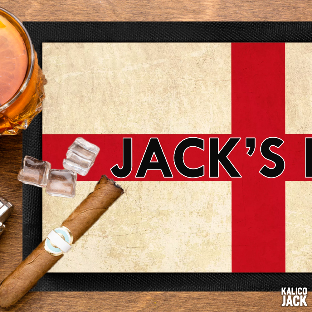 Personalised St Georges Cross Bar Mat