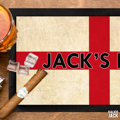 Personalised St Georges Cross Bar Mat