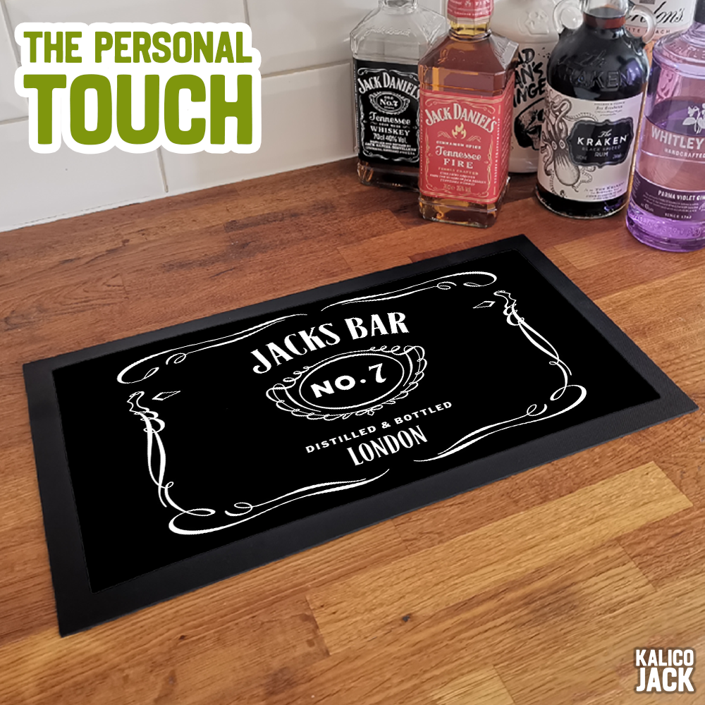Personalised Jacks Bar Mat
