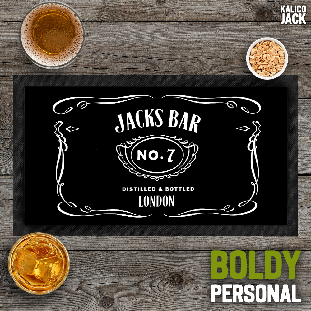Personalised Jacks Bar Mat