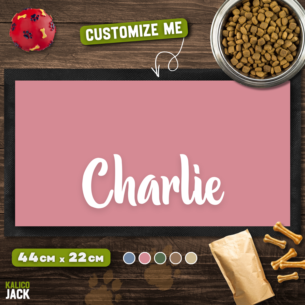 Name Pet Feeding Mat