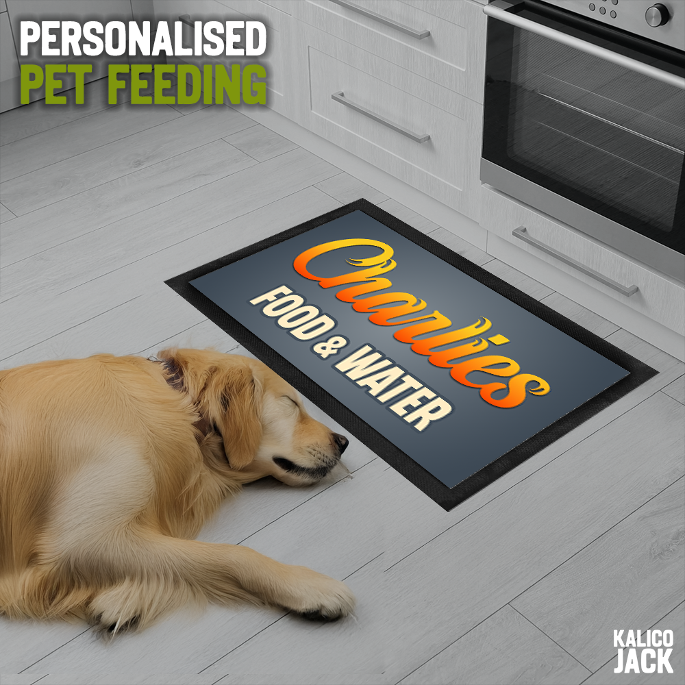 Personalised Bhose Pet Feeding Mat