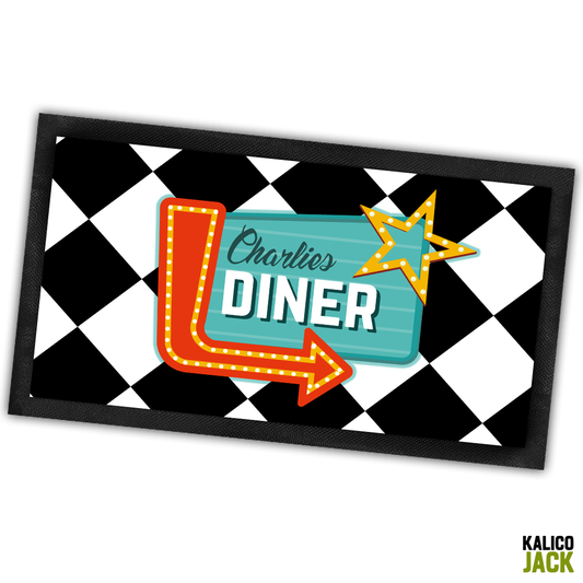 Personalised Diner Pet Feeding Mat