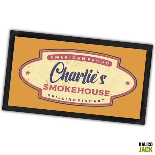 Personalised Smokehouse Pet Feeding Mat