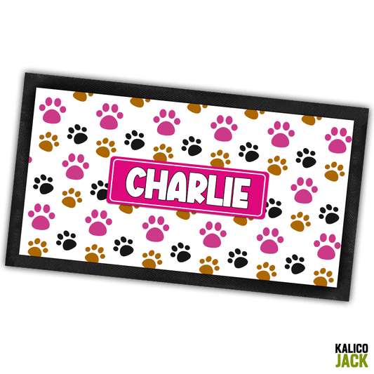 Personalised Paws Pet Feeding Mat