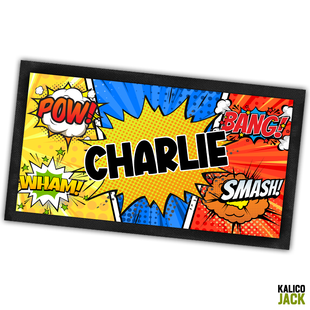 Personalised Comic Book Pet Feeding Mat