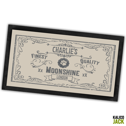 Personalised Moonshine Pet Feeding Mat