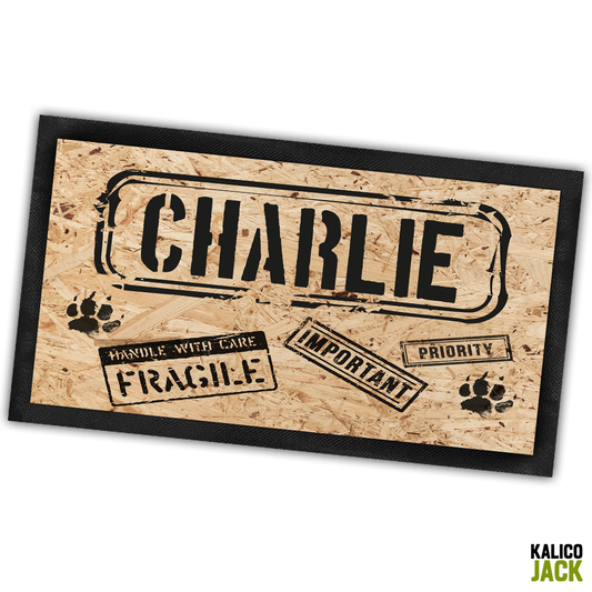 Personalised Cargo Pet Feeding Mat