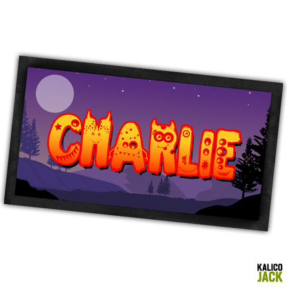 Personalised Monster Pet Feeding Mat