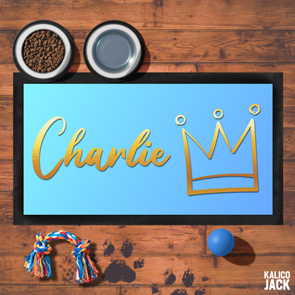 Personalised Prince Pet Feeding Mat