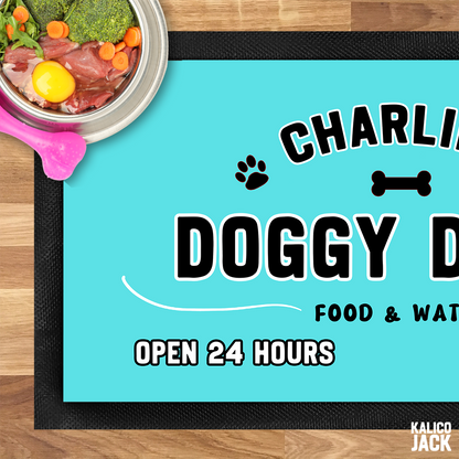 Personalised Doggy Diner Pet Feeding Mat