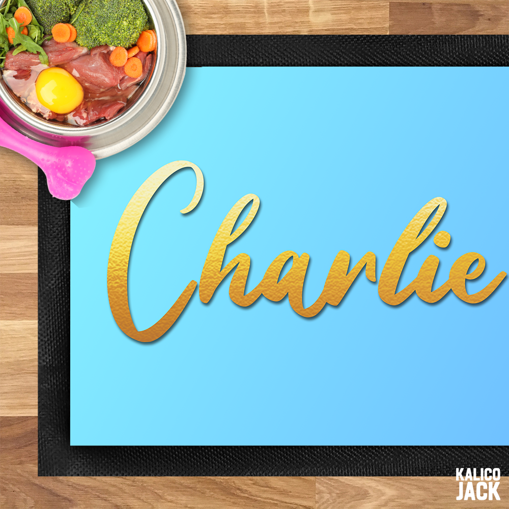 Personalised Prince Pet Feeding Mat