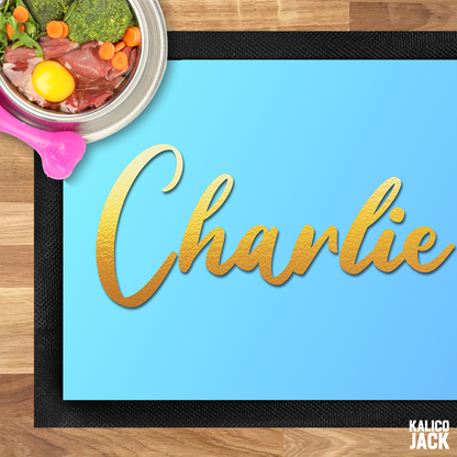 Personalised Prince Pet Feeding Mat