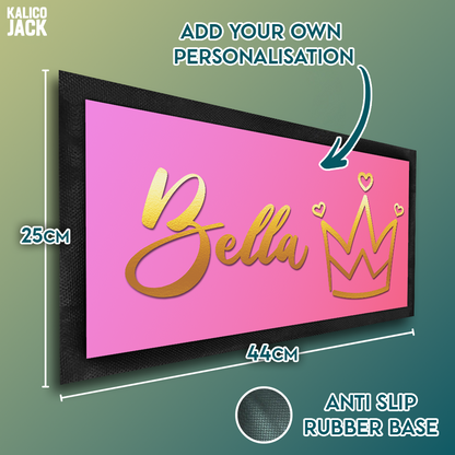 Personalised Princess Pet Feeding Mat