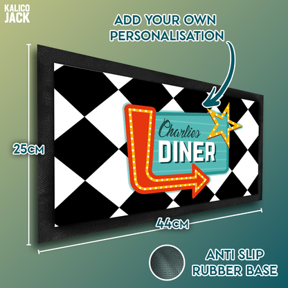 Personalised Diner Pet Feeding Mat