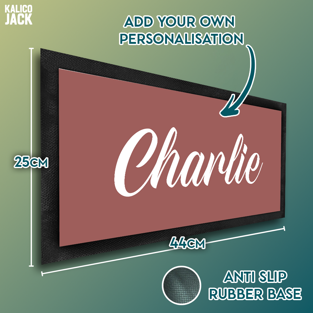 Personalised Name Pet Feeding Mat