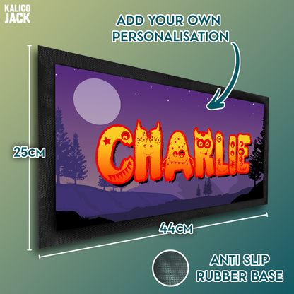 Personalised Monster Pet Feeding Mat